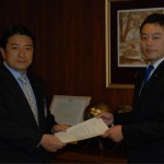 高野市長へ要望書を提出致しました。